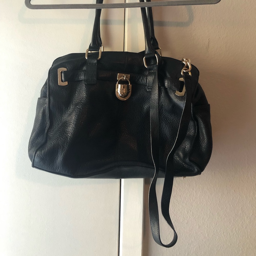 Calvin Klein leather shoulder bag
